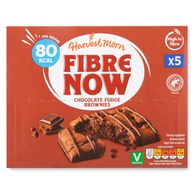 Fibre Now Chocolate Fudge Brownies 120g 5 Pack Harvest Morn